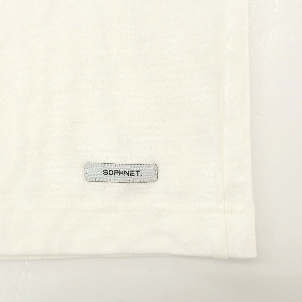 【中古】ソフネット SOPHNET. ストレッチ レーヨンナイロン クルーネック 半袖Tシャツ ホワイト【 XL 】【 状態ランクB 】【 メンズ 】