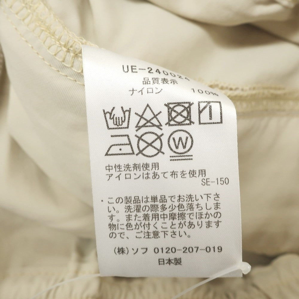 【中古】ユニフォームエクスペリメント uniform experiment ナイロン イージーパンツ ベージュ【 4 】【 状態ランクB 】【 メンズ 】