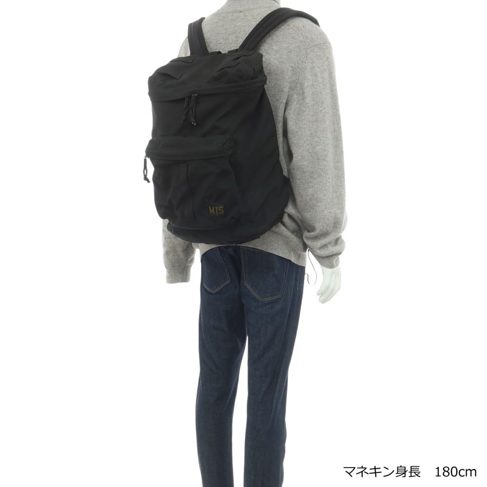【中古】エムアイエス MIS ナイロン バックパック・リュック ブラック【 状態ランクC 】【 メンズ 】