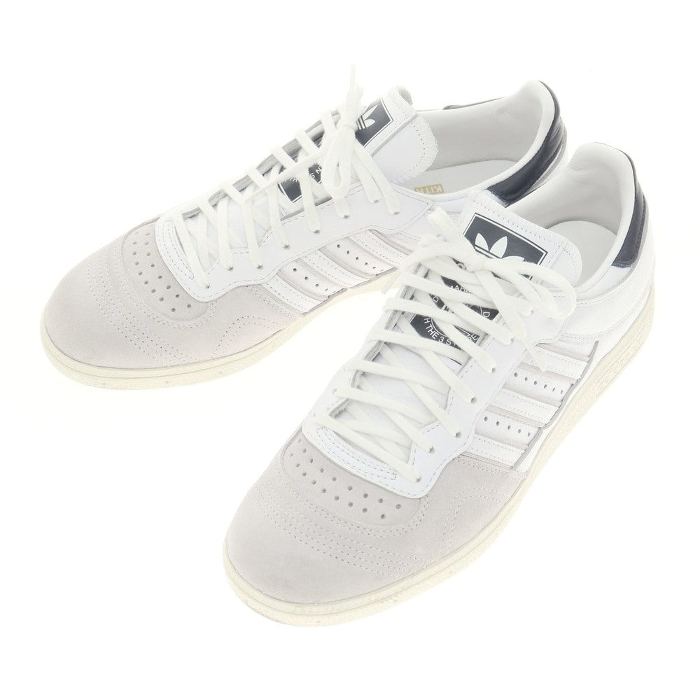 【中古】キス KITH × adidas HANDBALL TOP スニーカー ホワイトxグレー【 27.5cm 】【 状態ランクB 】【 メンズ 】