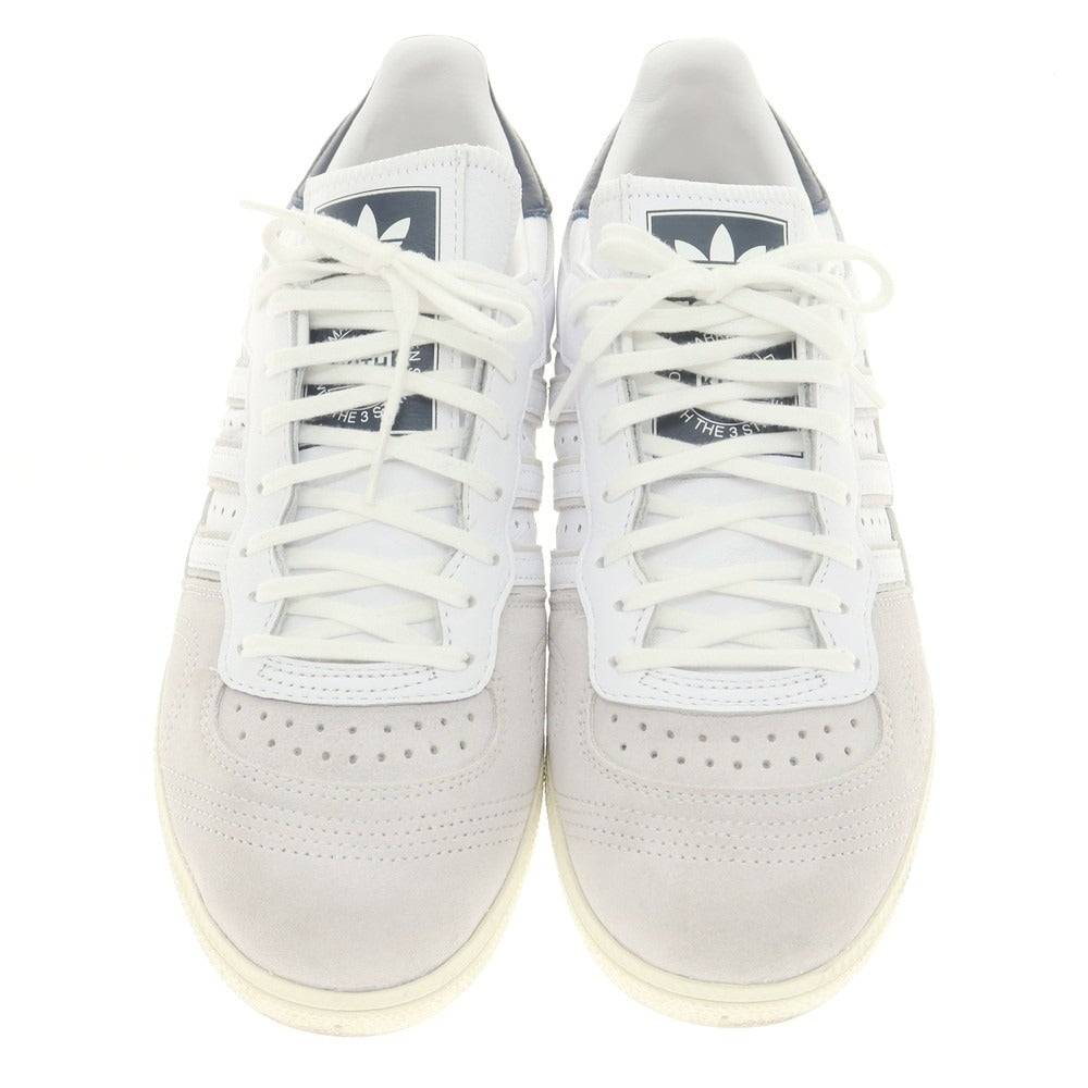 【中古】キス KITH × adidas HANDBALL TOP スニーカー ホワイトxグレー【 27.5cm 】【 状態ランクB 】【 メンズ 】