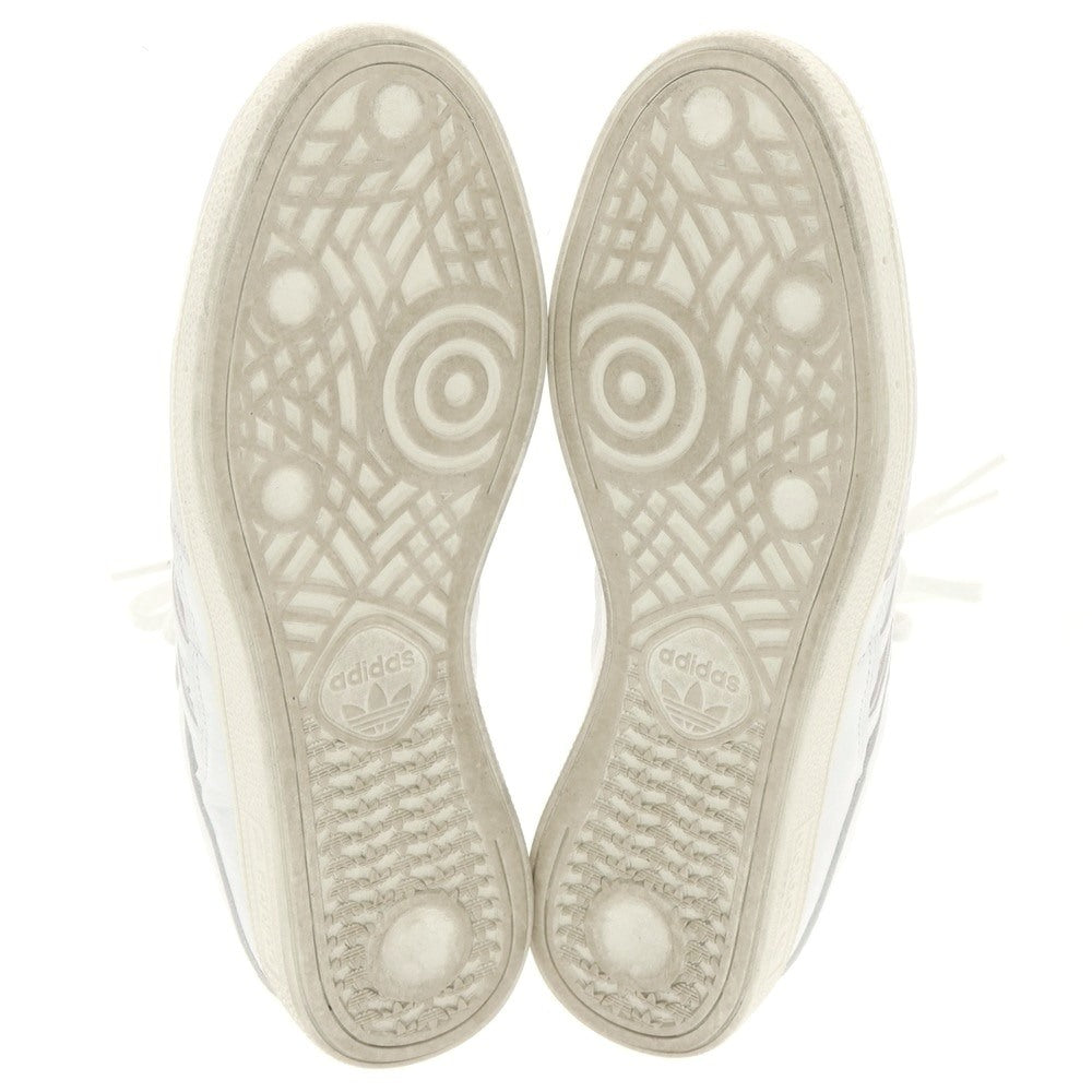 【中古】キス KITH × adidas HANDBALL TOP スニーカー ホワイトxグレー【 27.5cm 】【 状態ランクB 】【 メンズ 】