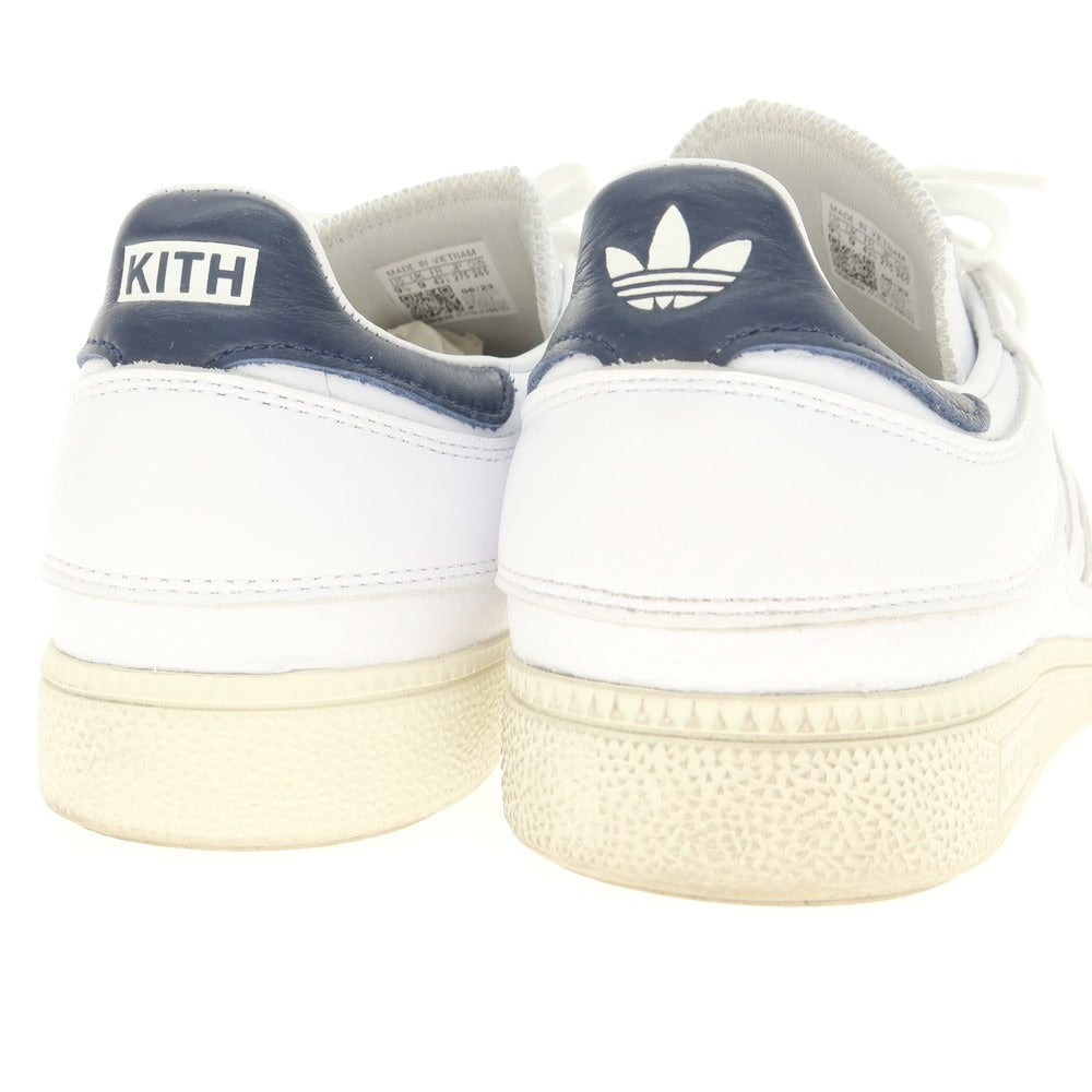【中古】キス KITH × adidas HANDBALL TOP スニーカー ホワイトxグレー【 27.5cm 】【 状態ランクB 】【 メンズ 】
