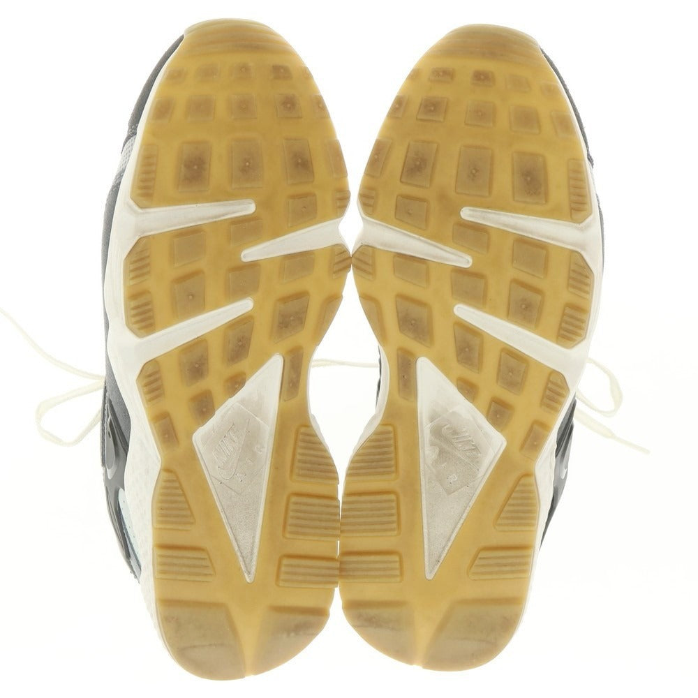 【中古】ナイキ NIKE AIR HUARACHE RUNNER スニーカー グレーxペールブルー【 27.5cm 】【 状態ランクB 】【 メンズ 】