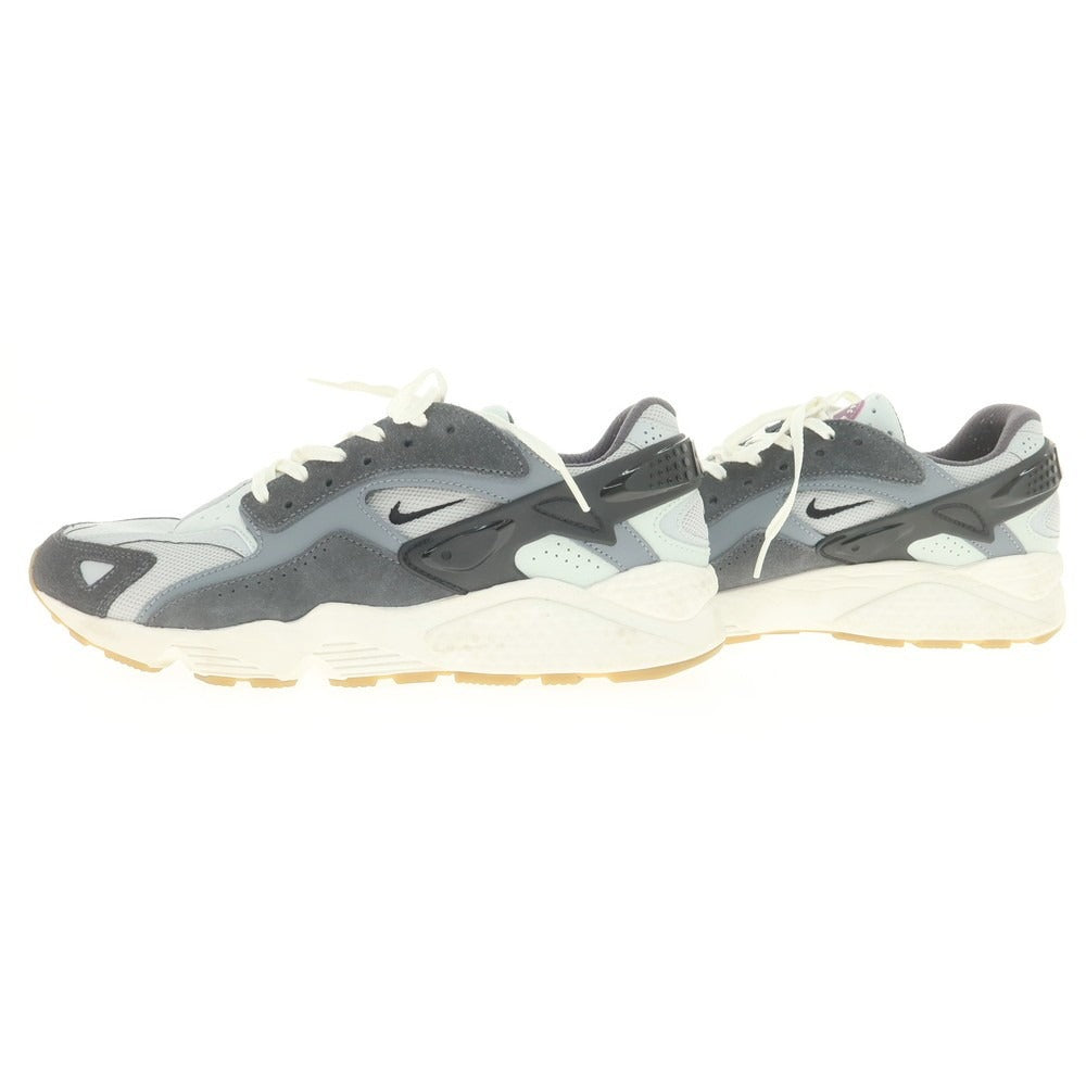 【中古】ナイキ NIKE AIR HUARACHE RUNNER スニーカー グレーxペールブルー【 27.5cm 】【 状態ランクB 】【 メンズ 】