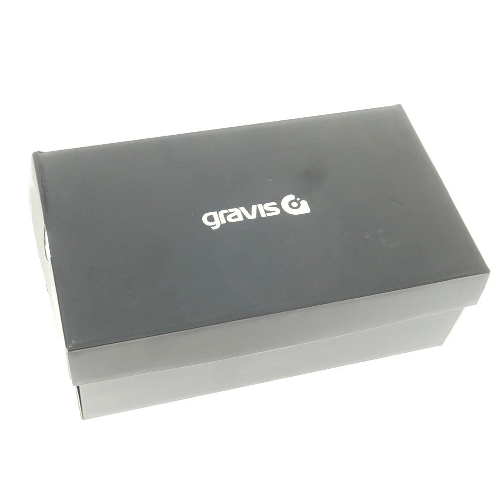 【中古】グラヴィス GRAVIS キャンバス スリッポン スニーカー ブラックxホワイト【 27.5cm 】【 状態ランクA 】【 メンズ 】