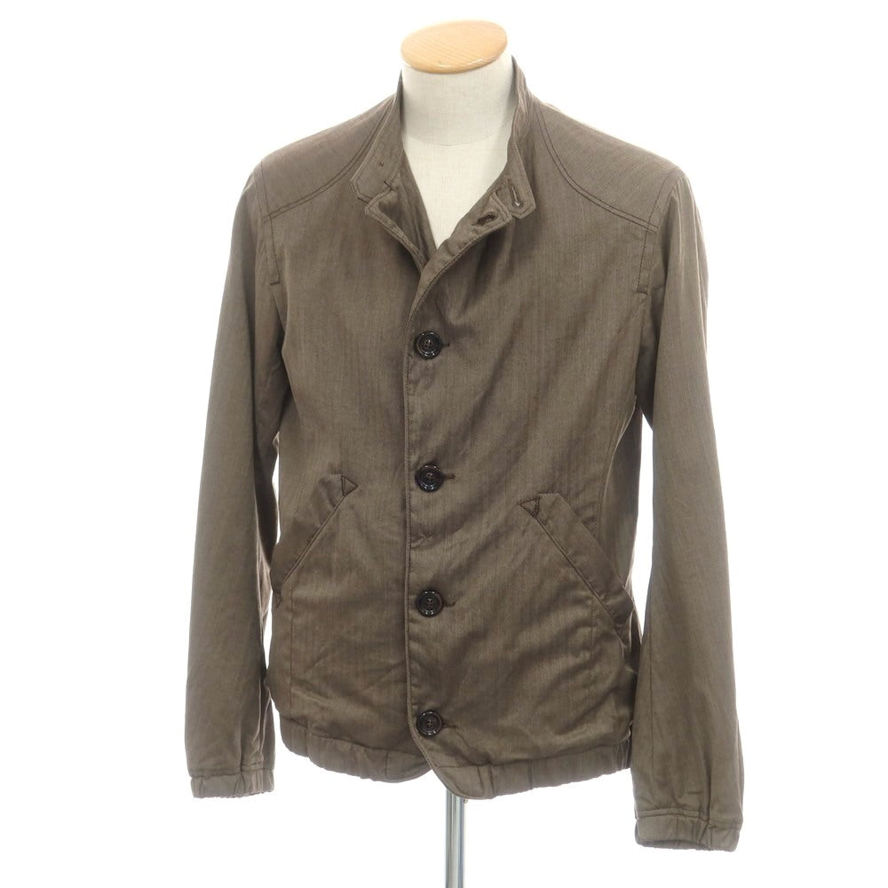 【中古】ノンネイティブ nonnative SUPER130’S ウール ヘリンボーン織り ブルゾン ブラウン【 1 】【 状態ランクB 】【 メンズ 】