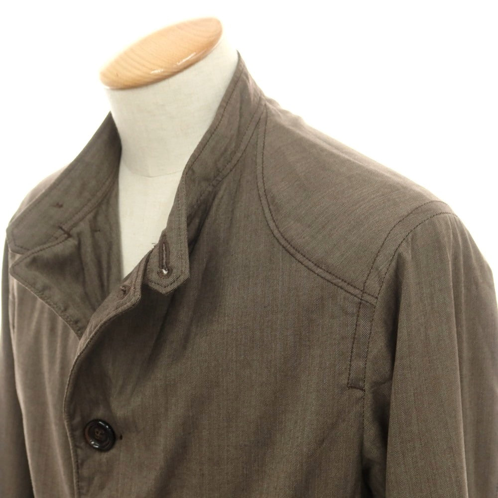 【中古】ノンネイティブ nonnative SUPER130’S ウール ヘリンボーン織り ブルゾン ブラウン【 1 】【 状態ランクB 】【 メンズ 】