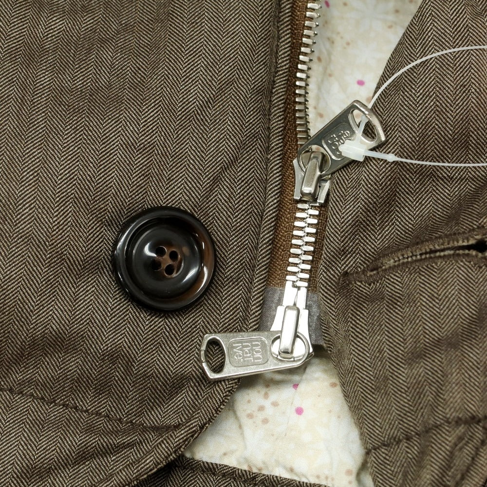 【中古】ノンネイティブ nonnative SUPER130’S ウール ヘリンボーン織り ブルゾン ブラウン【 1 】【 状態ランクB 】【 メンズ 】