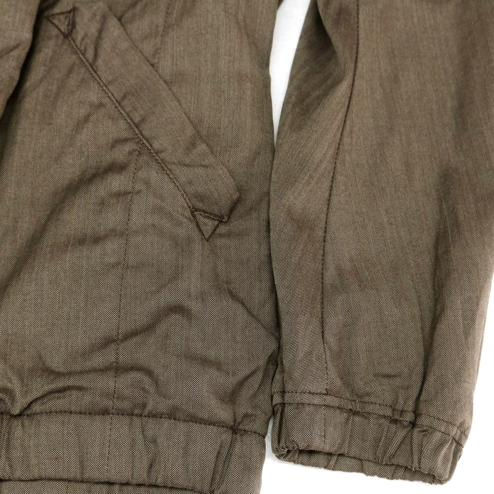 【中古】ノンネイティブ nonnative SUPER130’S ウール ヘリンボーン織り ブルゾン ブラウン【 1 】【 状態ランクB 】【 メンズ 】