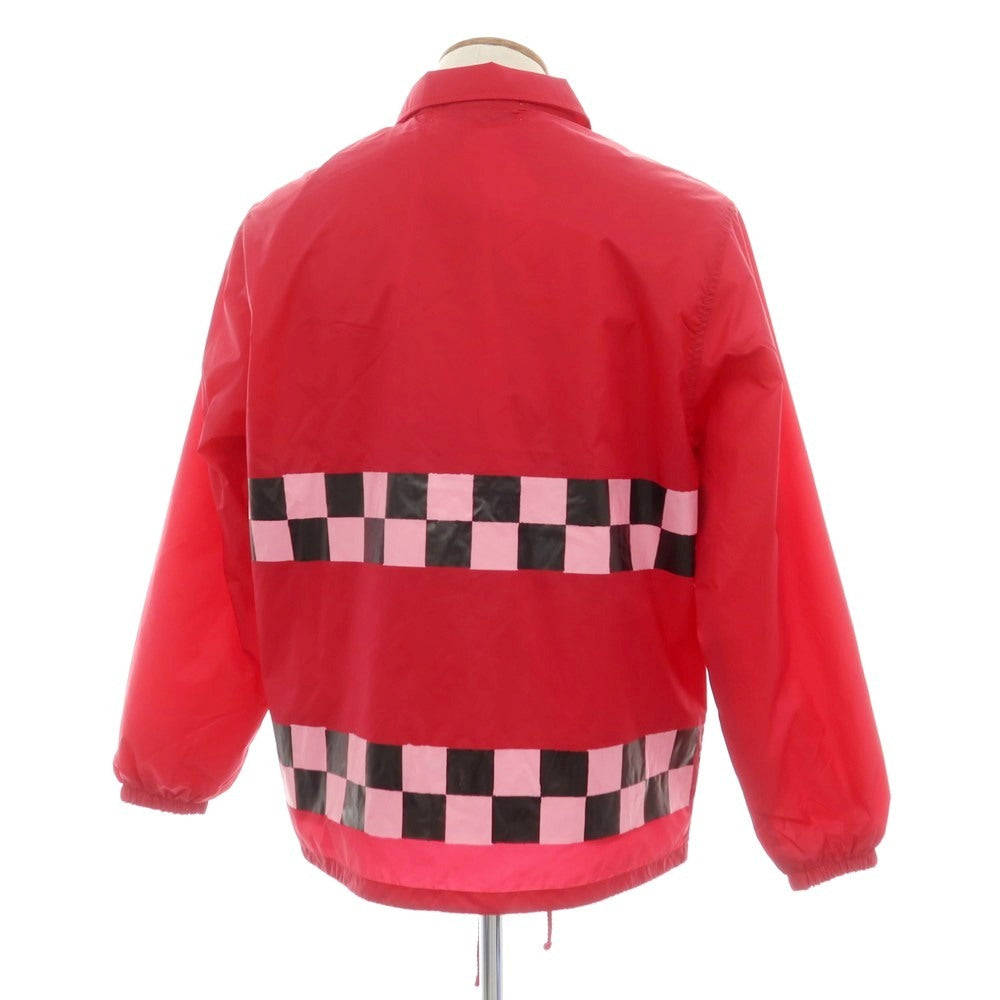 【中古】コムデギャルソン COMME des GARCONS 2024年秋冬 ナイロン コーチジャケット ブルゾン レッド【 M 】【 状態ランクB 】【 ユニセックス 】