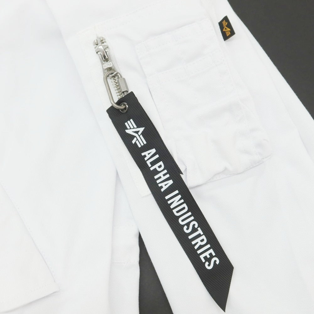 【中古】シーディージー CDG × Alpha ポリエステルコットン モッズコート ホワイト【 XL 】【 状態ランクA 】【 ユニセックス 】