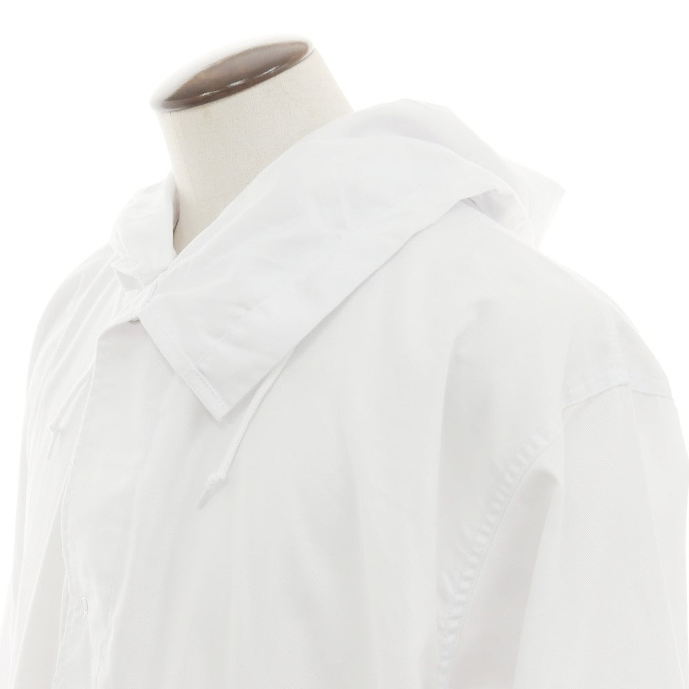 【中古】シーディージー CDG × Alpha ポリエステルコットン モッズコート ホワイト【 XL 】【 状態ランクA 】【 ユニセックス 】