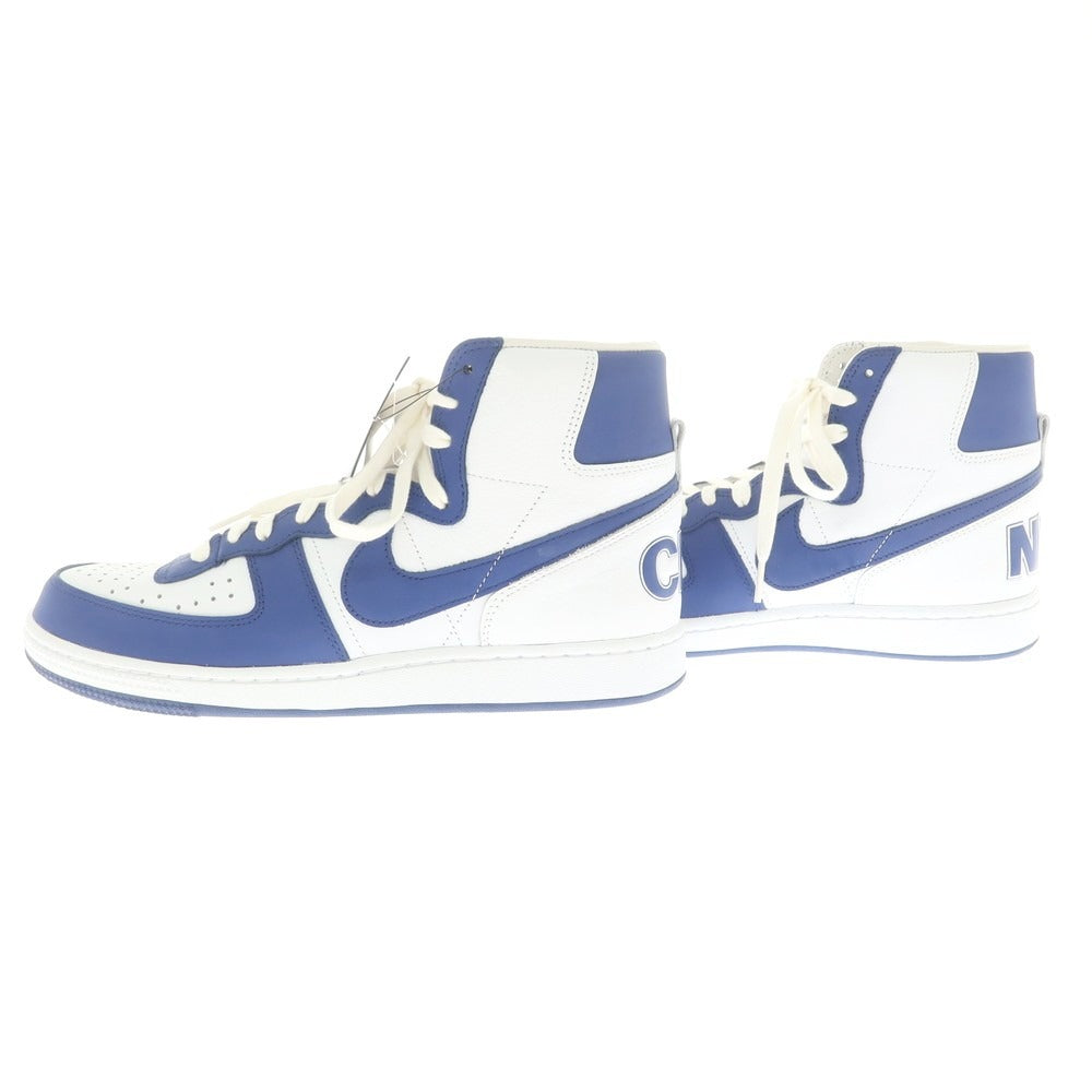 【中古】コムデギャルソンオムプリュス COMME des GARCONS HOMME PLUS × NIKE 2023年春夏 TERMINATOR スニーカー ホワイトxブルー【 28cm 】【 状態ランクA 】【 メンズ 】