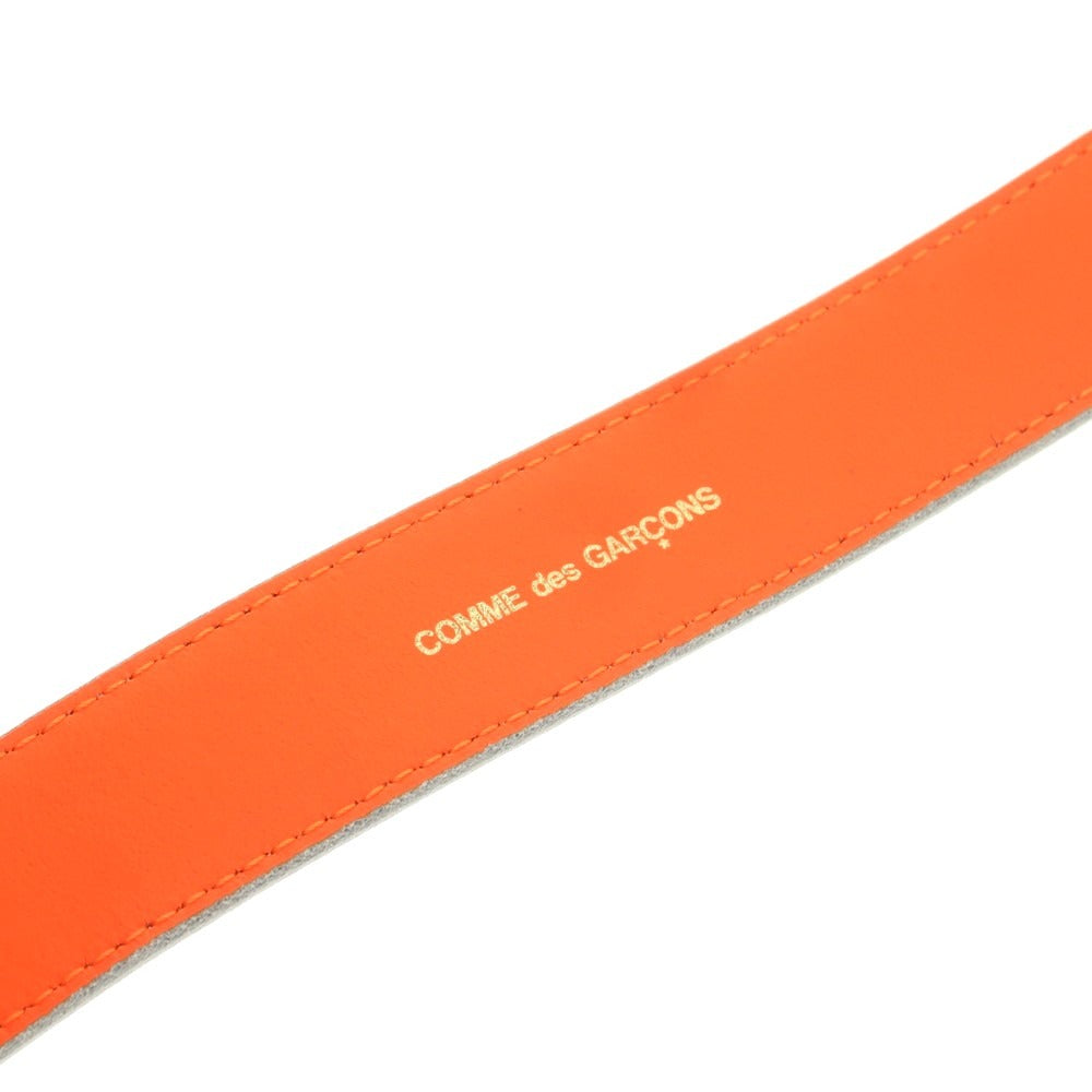 【中古】【未使用】コムデギャルソン COMME des GARCONS リバーシブル ベルト ブルーxオレンジ【 ONE 】【 状態ランクS 】【 メンズ 】