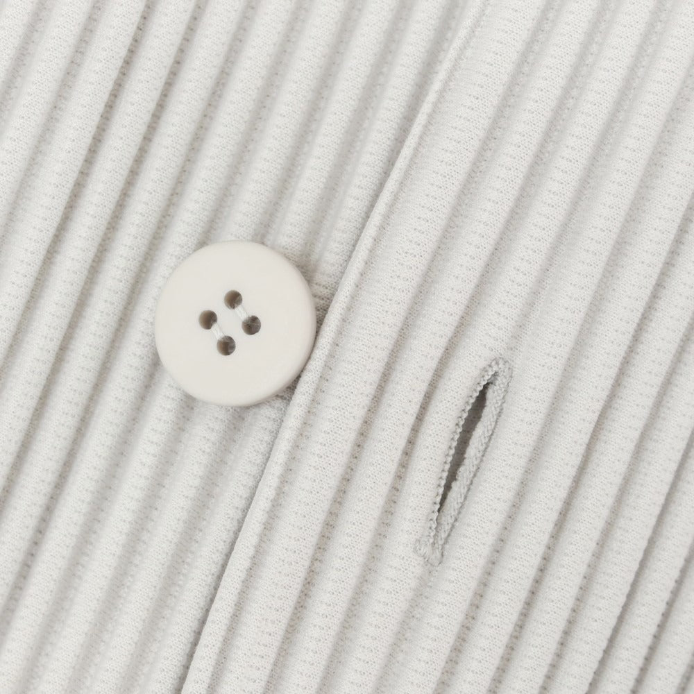 【中古】オム プリッセ イッセイミヤケ HOMME PLISSE ISSEY MIYAKE 2024年秋冬 プリーツ加工 ベスト ジレ ライトグレー【 表記なし(L位) 】【 状態ランクA 】【 メンズ 】