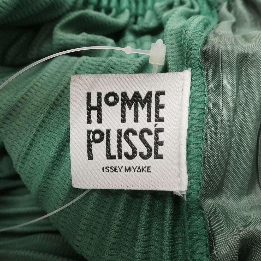 【中古】オム プリッセ イッセイミヤケ HOMME PLISSE ISSEY MIYAKE 2024年秋冬 プリーツ スカート グリーン【 表記なし(L位) 】【 状態ランクA 】【 メンズ 】
