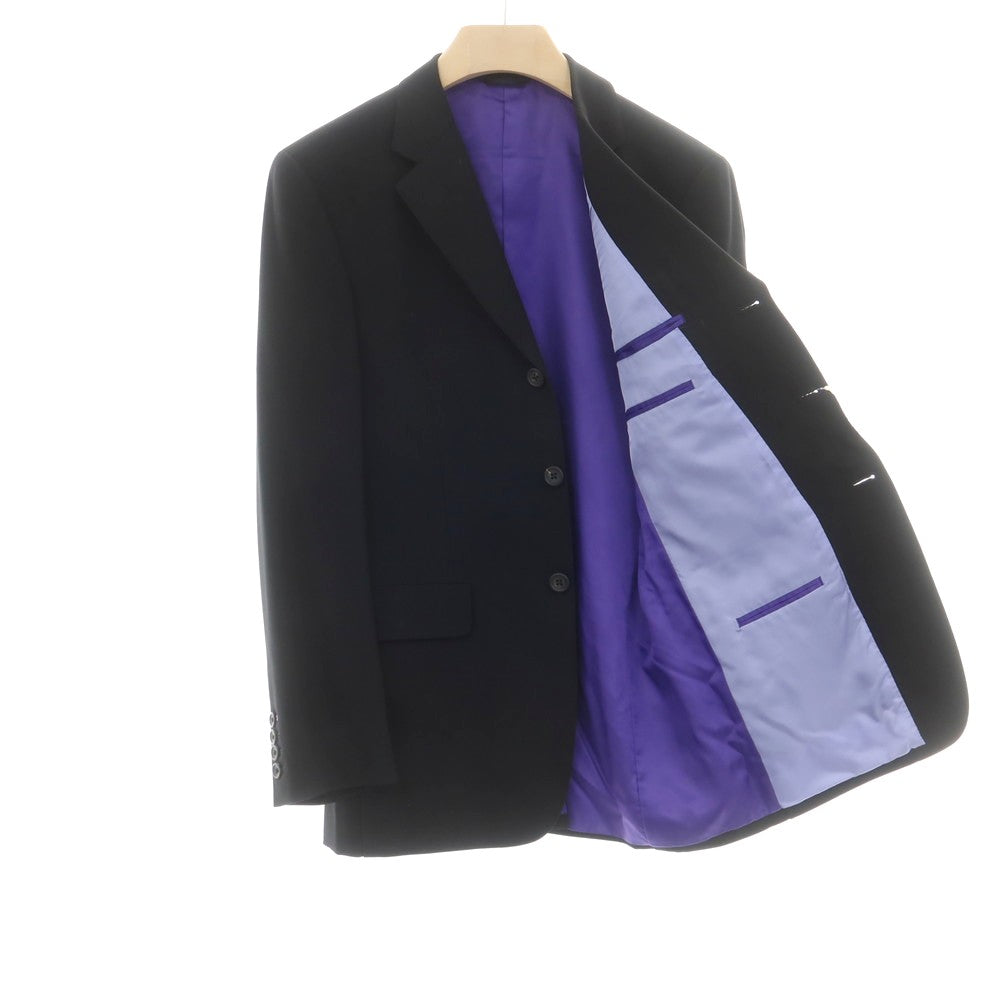 【中古】ポールスミスコレクション PAUL SMITH COLLECTION ウール 3つボタンスーツ ブラック【 L 】【 状態ランクB 】【 メンズ 】