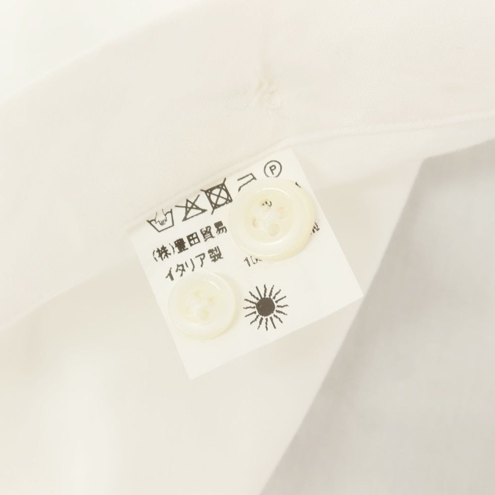 【中古】ジャンネット giannetto コットン ホリゾンタルカラー ドレスシャツ ホワイト【 39 】【 状態ランクB 】【 メンズ 】