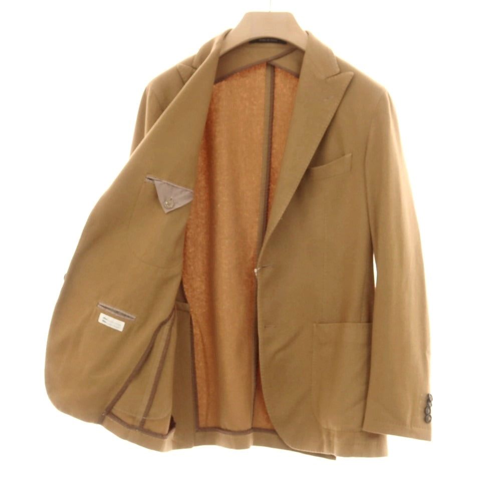 【中古】タリアトーレ TAGLIATORE カシミヤ テーラードジャケット ダークベージュ【 48 】【 状態ランクA 】【 メンズ 】