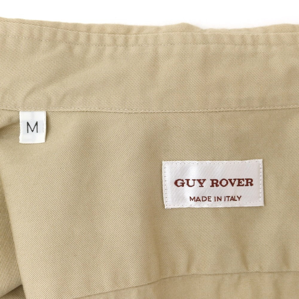 【中古】ギローバー GUY ROVER コットン カジュアルシャツ ベージュ【 M 】【 状態ランクB 】【 メンズ 】