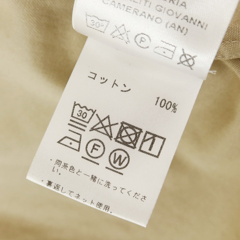 【中古】ギローバー GUY ROVER コットン カジュアルシャツ ベージュ【 M 】【 状態ランクB 】【 メンズ 】