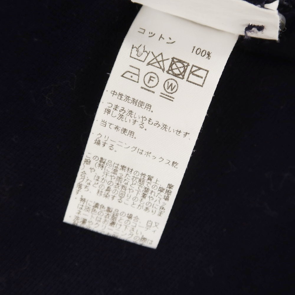 【中古】ビームスエフ BEAMS F コットン 半袖ポロシャツ ネイビー【 46 】【 状態ランクC 】【 メンズ 】