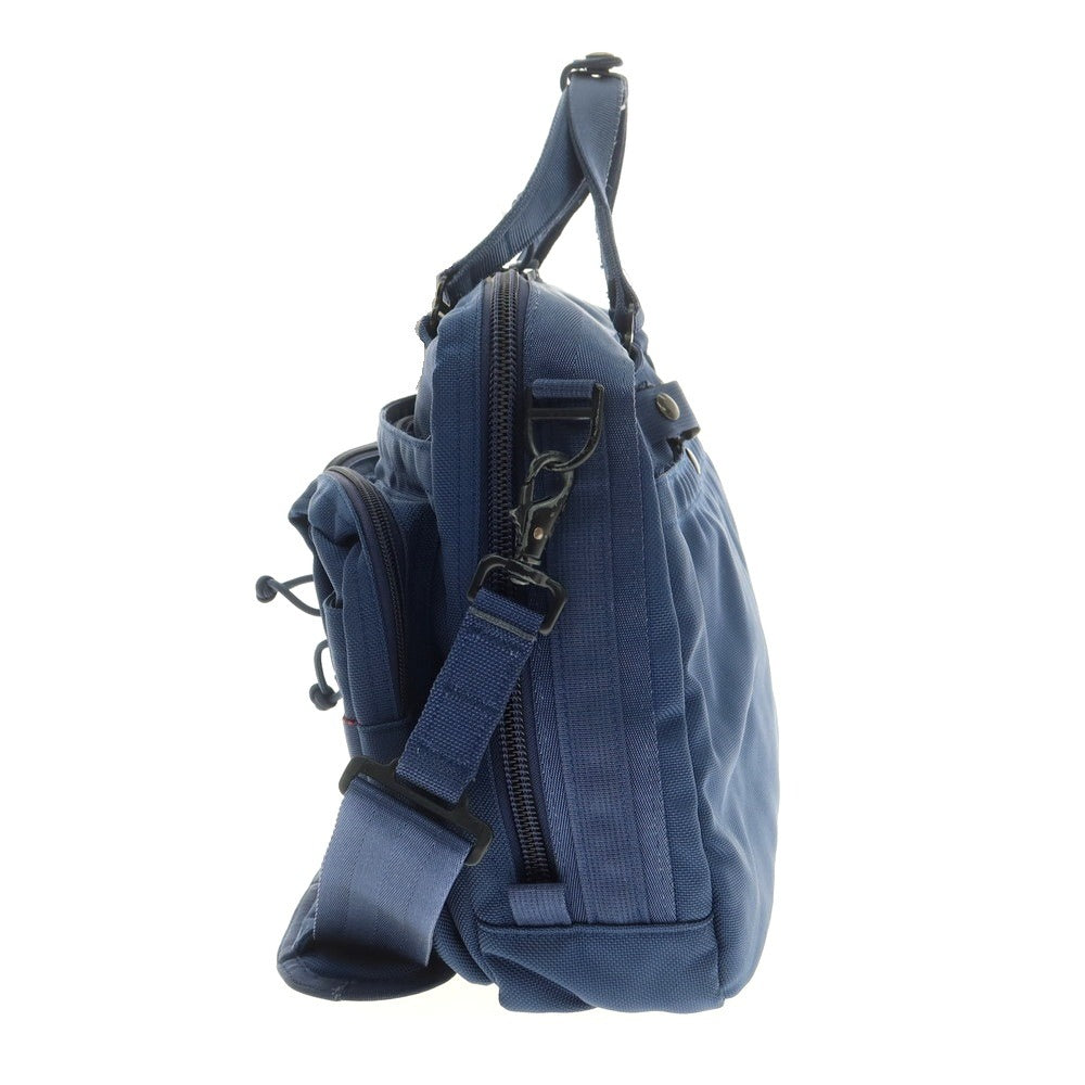 【中古】ブリーフィング BRIEFING × ビームスプラス AIR FORCE BLUE LINE ブリーフケース ライトネイビー【 状態ランクC 】【 メンズ 】