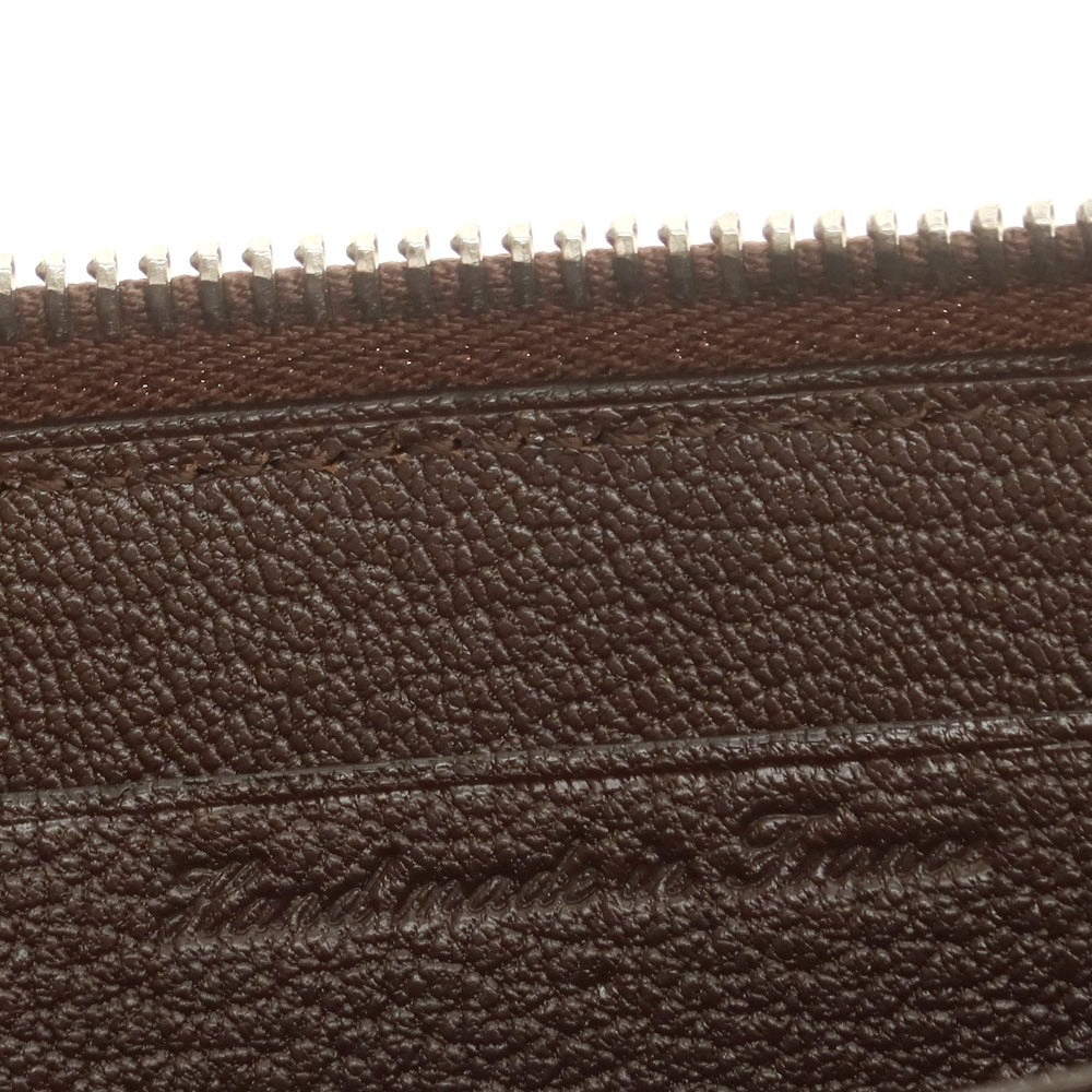 【中古】ジャン ルソー JEAN ROUSSEAU レザー ジップアラウンド 長財布 グレイッシュブラウン【 状態ランクB 】【 ユニセックス 】