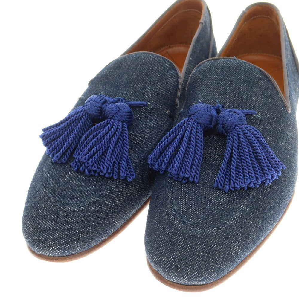 【中古】マックスヴェッレ MAXVERRE デニム タッセルローファー ネイビー【 7 】【 状態ランクB 】【 メンズ 】