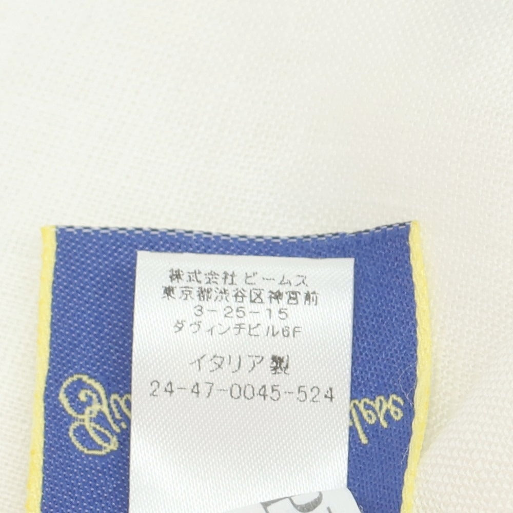 【中古】ジョバンニ イングレーゼ Giovanni Inglese リネン ポケットチーフ ホワイト【 状態ランクC 】【 メンズ 】