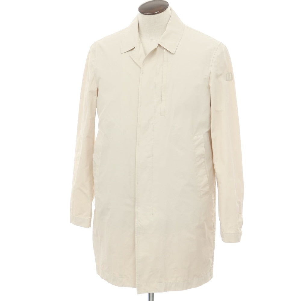 【新品】デュノ DUNO ダウンベストライナー付 コットンナイロン ステンカラーコート ライトベージュ【 50 】【 状態ランクN 】【 メンズ 】