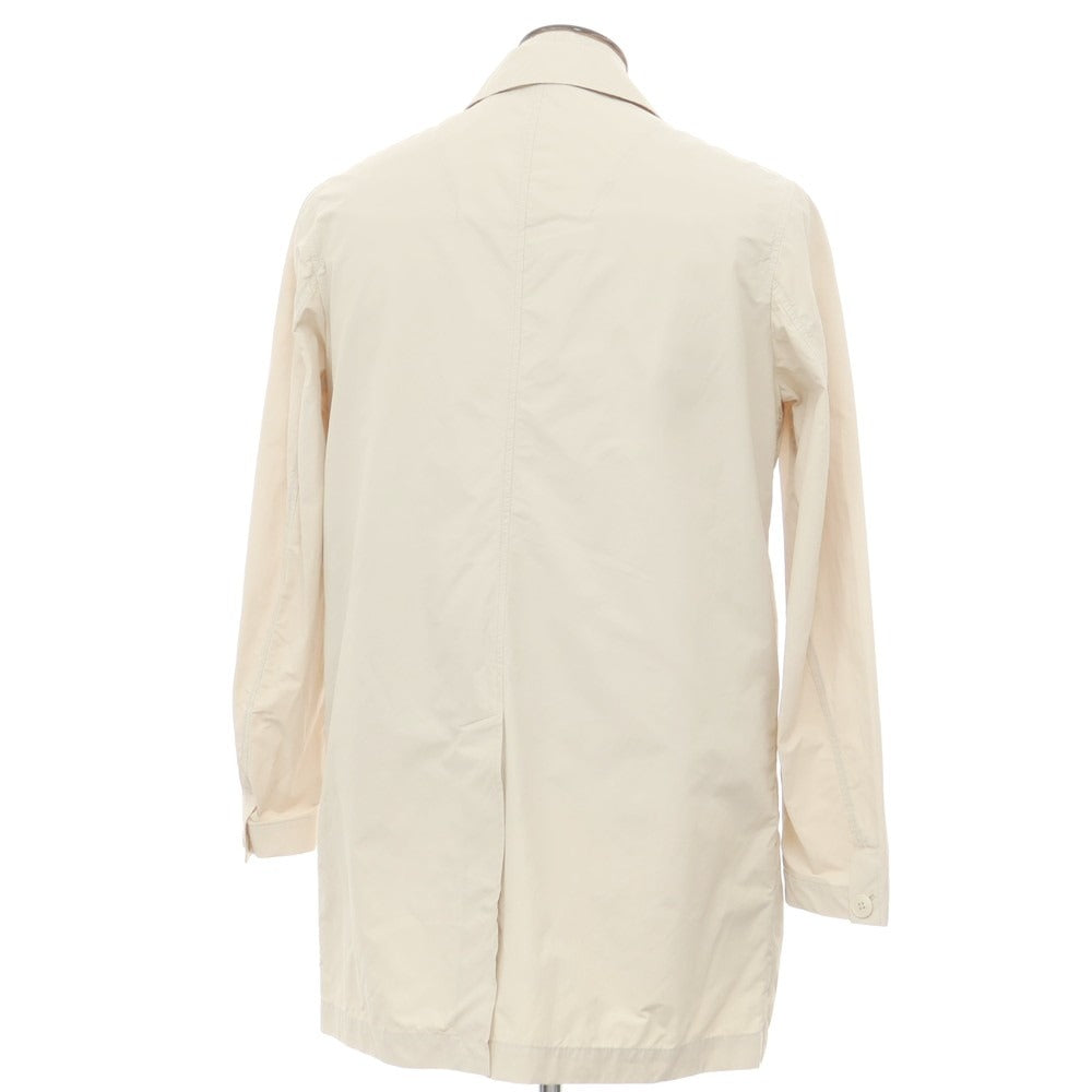 【新品】デュノ DUNO ダウンベストライナー付 コットンナイロン ステンカラーコート ライトベージュ【 50 】【 状態ランクN 】【 メンズ 】