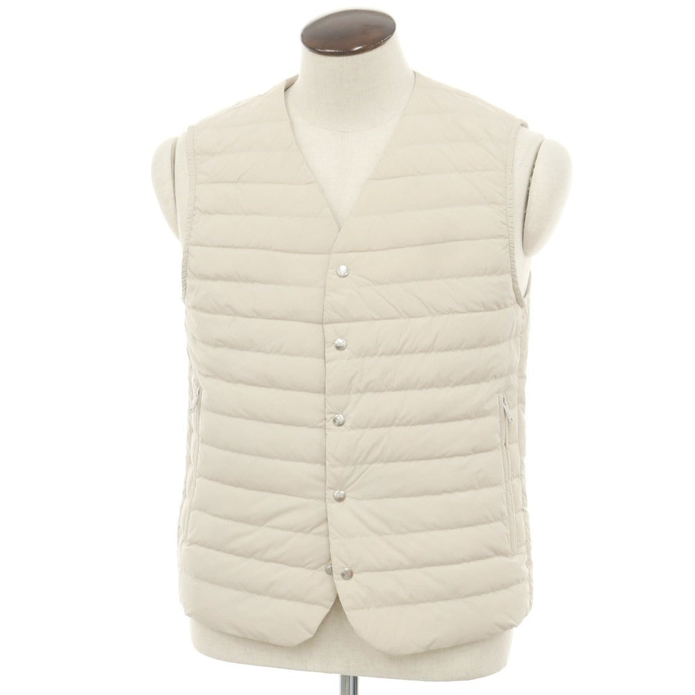 【新品】デュノ DUNO ダウンベストライナー付 コットンナイロン ステンカラーコート ライトベージュ【 50 】【 状態ランクN 】【 メンズ 】