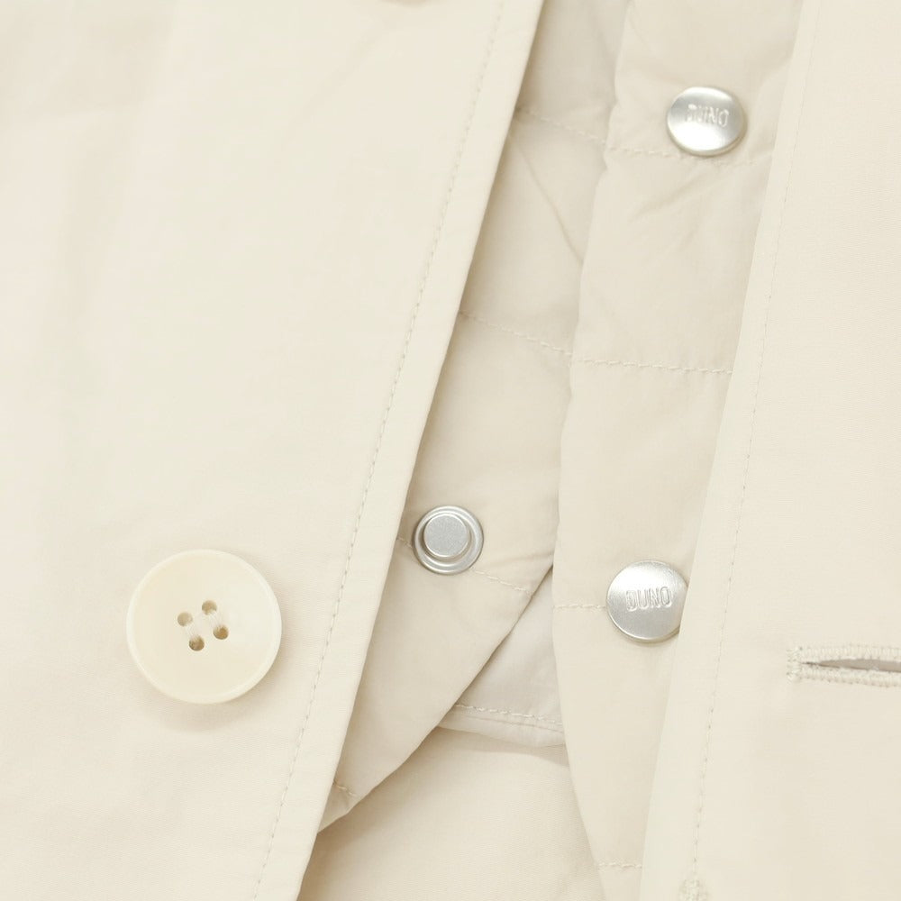 【新品】デュノ DUNO ダウンベストライナー付 コットンナイロン ステンカラーコート ライトベージュ【 50 】【 状態ランクN 】【 メンズ 】