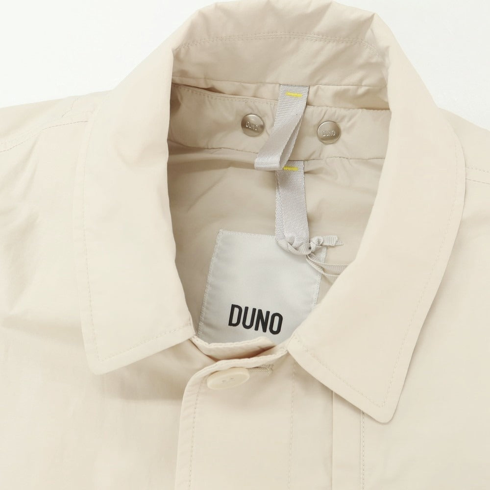 【新品】デュノ DUNO ダウンベストライナー付 コットンナイロン ステンカラーコート ライトベージュ【 50 】【 状態ランクN 】【 メンズ 】