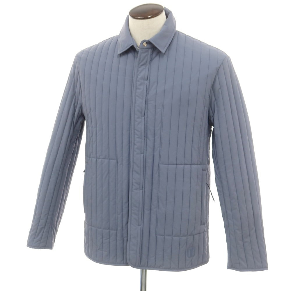 【新品】デュノ DUNO ナイロンポリウレタン 中綿ブルゾン グレイッシュブルー【 50 】【 状態ランクN 】【 メンズ 】