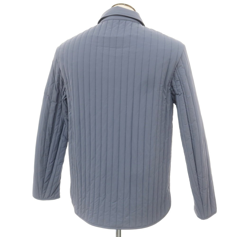 【新品】デュノ DUNO ナイロンポリウレタン 中綿ブルゾン グレイッシュブルー【 50 】【 状態ランクN 】【 メンズ 】