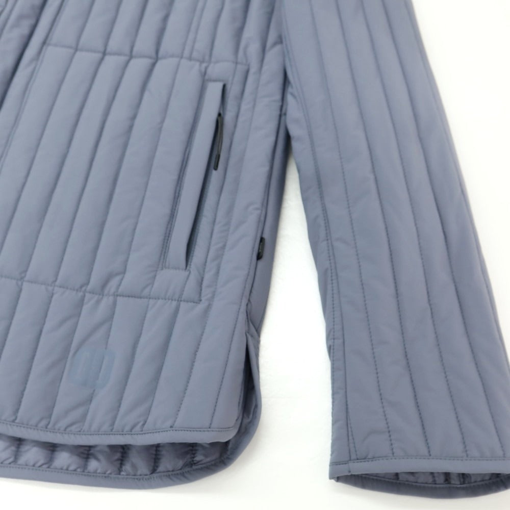 【新品】デュノ DUNO ナイロンポリウレタン 中綿ブルゾン グレイッシュブルー【 50 】【 状態ランクN 】【 メンズ 】