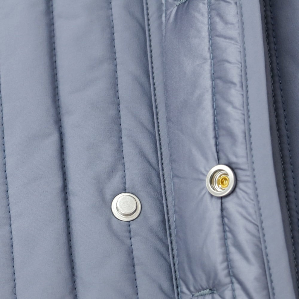 【新品】デュノ DUNO ナイロンポリウレタン 中綿ブルゾン グレイッシュブルー【 50 】【 状態ランクN 】【 メンズ 】