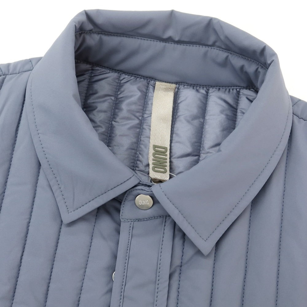【新品】デュノ DUNO ナイロンポリウレタン 中綿ブルゾン グレイッシュブルー【 50 】【 状態ランクN 】【 メンズ 】