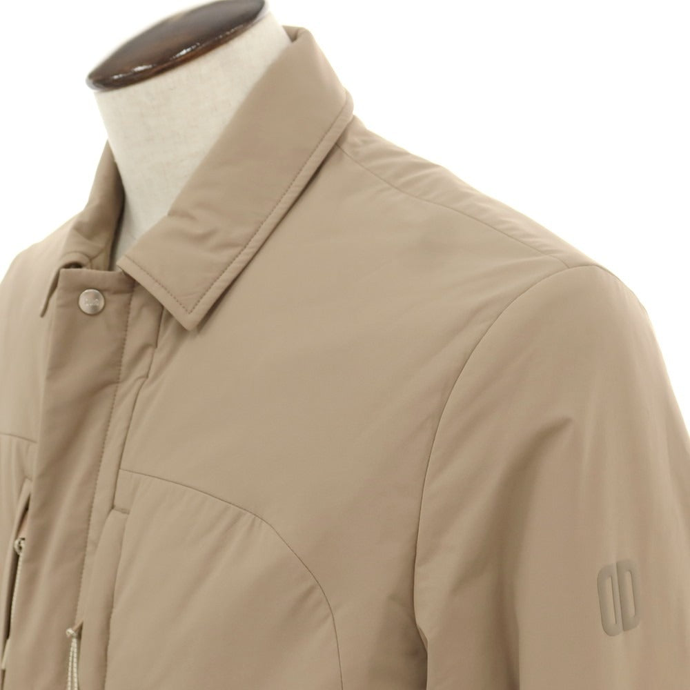 【新品】デュノ DUNO ナイロンポリウレタン 中綿ブルゾン ベージュ【 50 】【 状態ランクN 】【 メンズ 】