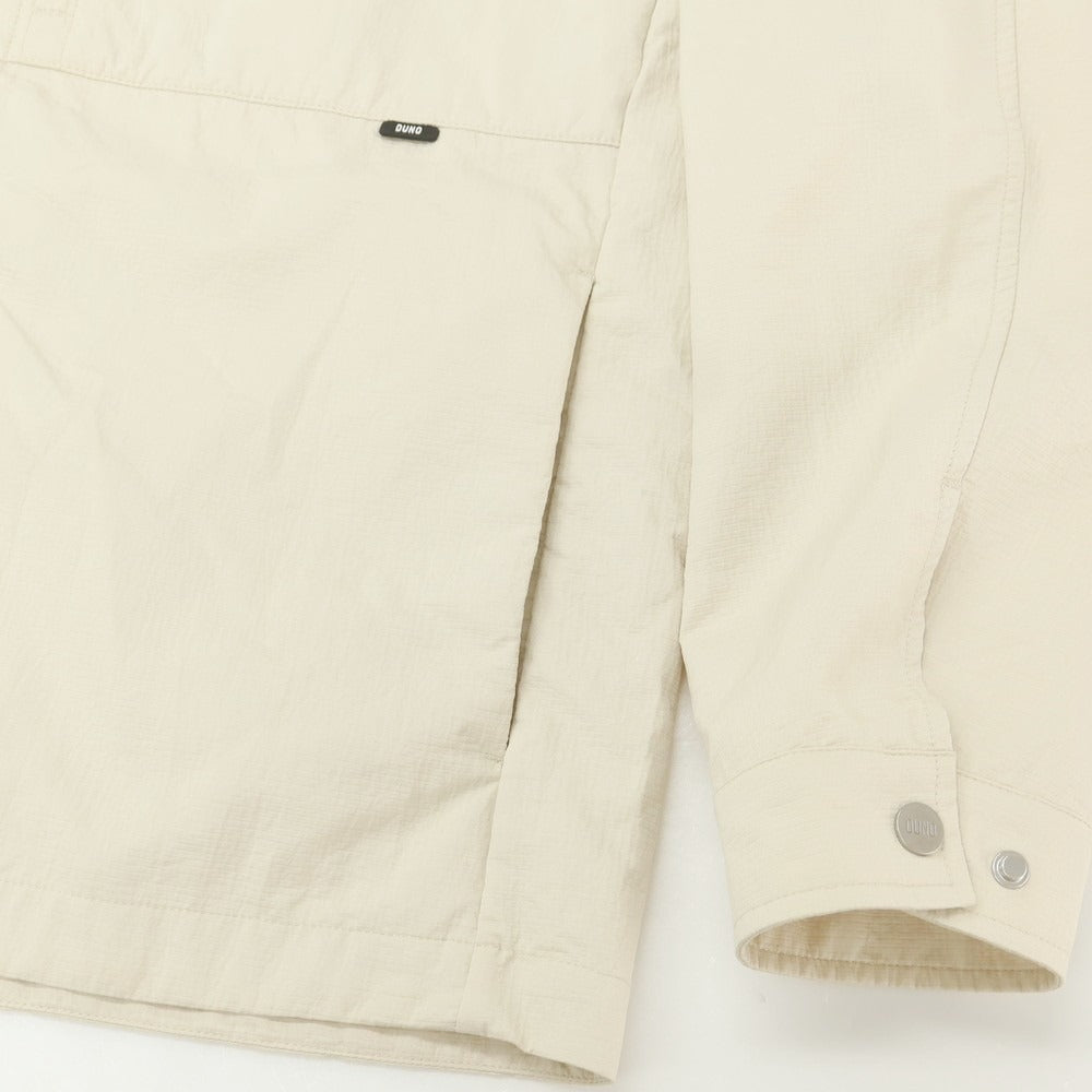 【新品】デュノ DUNO ナイロン ジップアップブルゾン ライトベージュ【 50 】【 状態ランクN 】【 メンズ 】