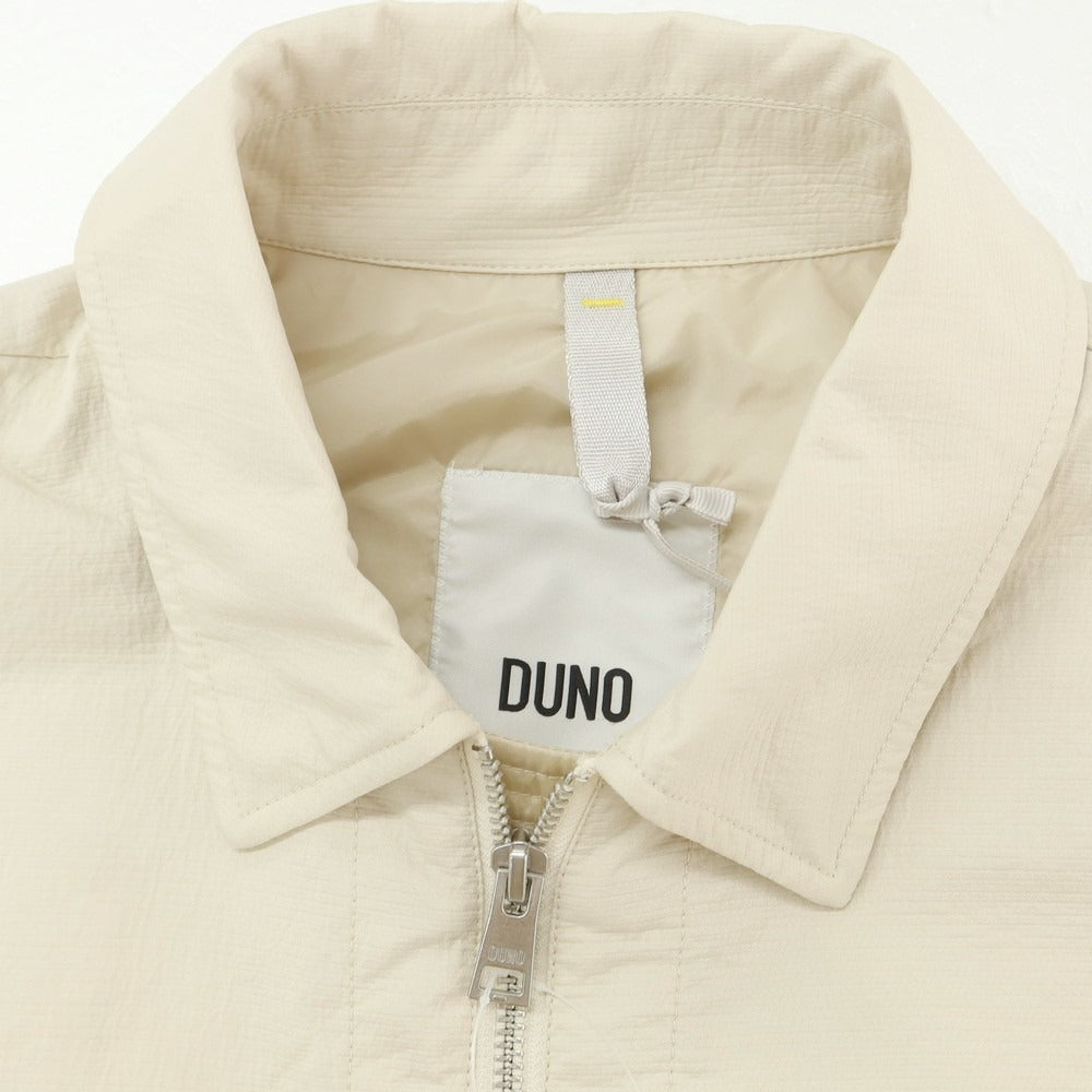 【新品】デュノ DUNO ナイロン ジップアップブルゾン ライトベージュ【 50 】【 状態ランクN 】【 メンズ 】