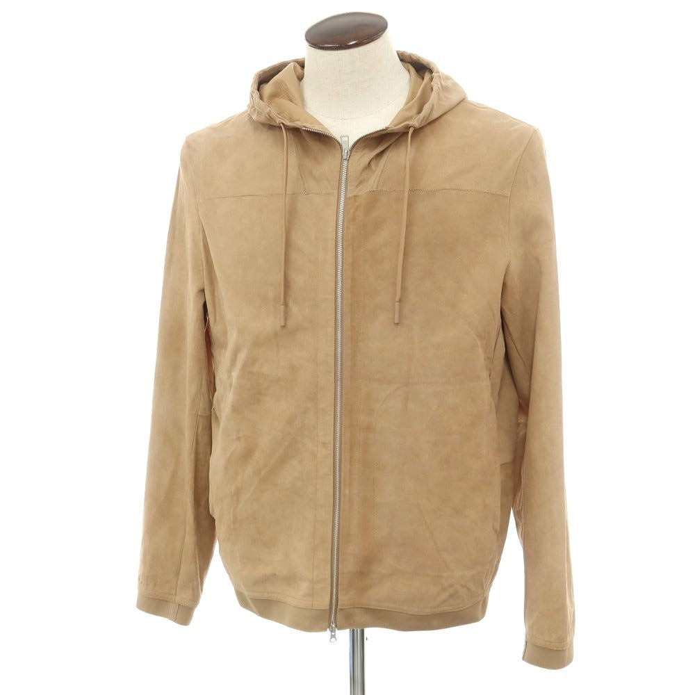 【新品アウトレット】デュノ DUNO シープスキン レザーブルゾン ブラウンベージュ【 50 】【 状態ランクN- 】【 メンズ 】