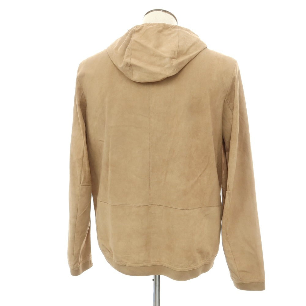 【新品アウトレット】デュノ DUNO シープスキン レザーブルゾン ブラウンベージュ【 50 】【 状態ランクN- 】【 メンズ 】