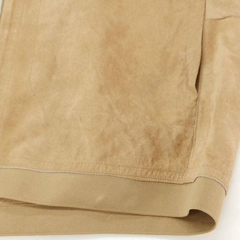 【新品アウトレット】デュノ DUNO シープスキン レザーブルゾン ブラウンベージュ【 50 】【 状態ランクN- 】【 メンズ 】