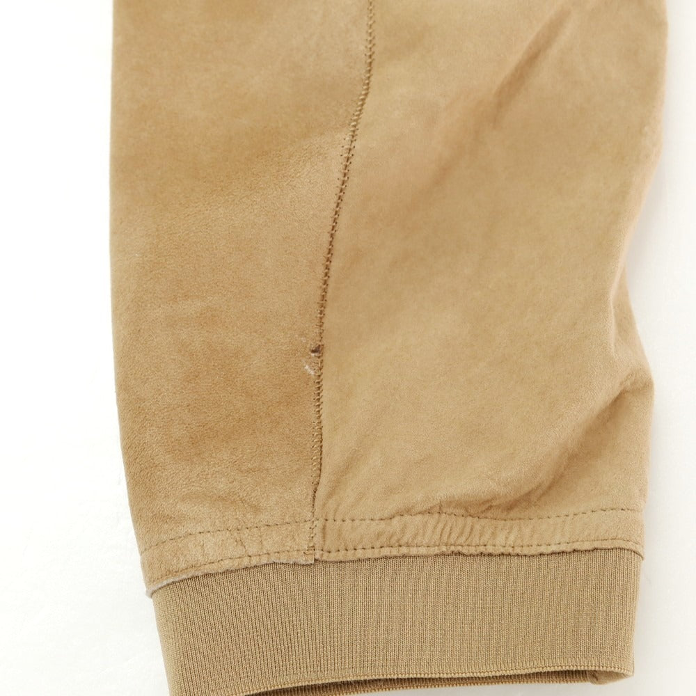 【新品アウトレット】デュノ DUNO シープスキン レザーブルゾン ブラウンベージュ【 50 】【 状態ランクN- 】【 メンズ 】