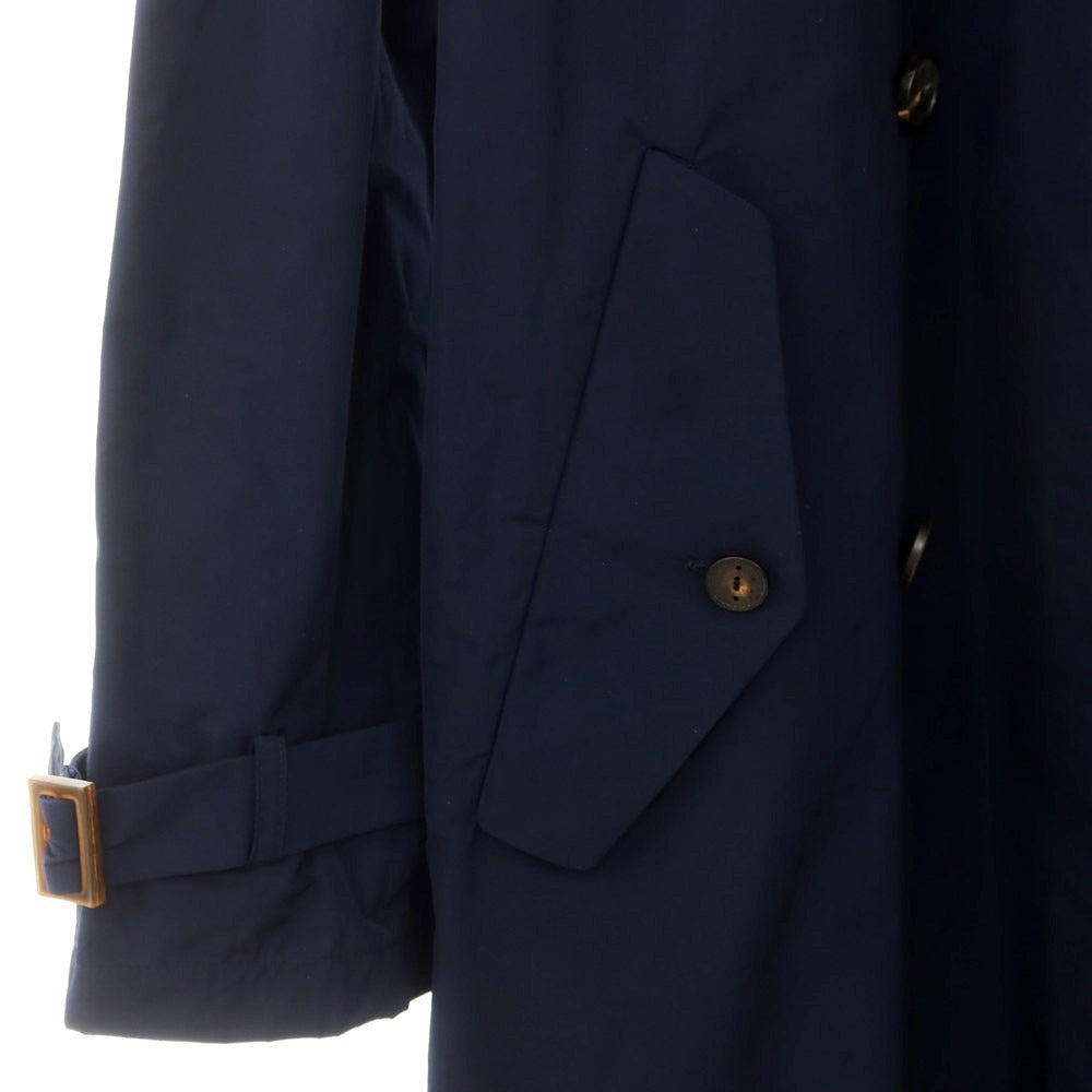 【中古】イーヴォ Hevo ポリエステルコットン トレンチコート ネイビー【 48 】【 状態ランクB 】【 メンズ 】