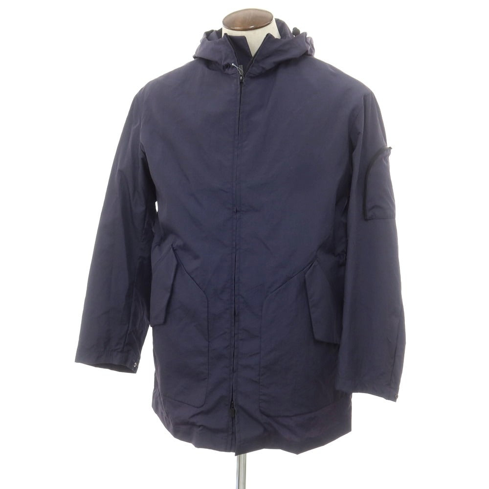【新品】イーヴォ Hevo ナイロン フーデッドコート ネイビー【 48 】【 状態ランクN 】【 メンズ 】